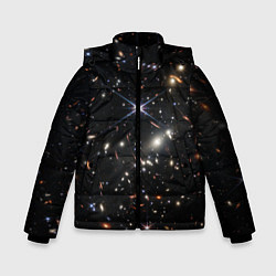 Куртка зимняя для мальчика Новое изображение ранней вселенной от Джеймса Уэбб, цвет: 3D-черный