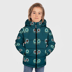 Куртка зимняя для мальчика Совиный парад, цвет: 3D-светло-серый — фото 2