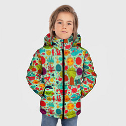 Куртка зимняя для мальчика LOVE SUMMER SEA, цвет: 3D-светло-серый — фото 2