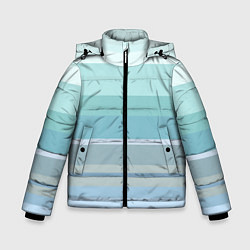 Куртка зимняя для мальчика Морские линии, цвет: 3D-светло-серый
