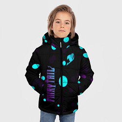 Куртка зимняя для мальчика Хвост феи - абстракция, цвет: 3D-красный — фото 2
