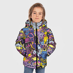 Куртка зимняя для мальчика Монстры-такие монстры, цвет: 3D-красный — фото 2