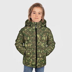 Куртка зимняя для мальчика Камуфляж цифровой Флора-1 пиксель, цвет: 3D-светло-серый — фото 2