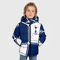 Куртка зимняя для мальчика ФК Тоттенхэм абстракция, цвет: 3D-красный — фото 2