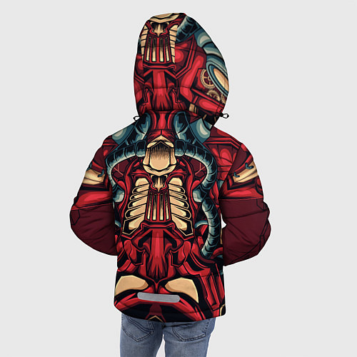 Зимняя куртка для мальчика Галактический костюм робота / 3D-Светло-серый – фото 4