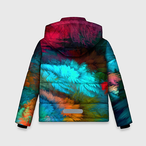 Зимняя куртка для мальчика Colorful Explosion / 3D-Светло-серый – фото 2