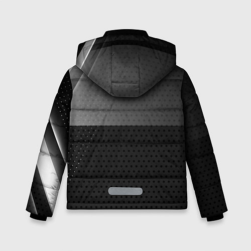 Зимняя куртка для мальчика Volvo Абстракция / 3D-Светло-серый – фото 2