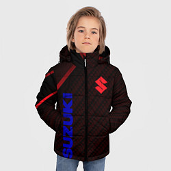 Куртка зимняя для мальчика Suzuki Абстракция, цвет: 3D-красный — фото 2
