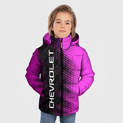 Куртка зимняя для мальчика Chevrolet pro racing: по-вертикали, цвет: 3D-черный — фото 2