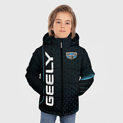 Куртка зимняя для мальчика Geely Абстракция, цвет: 3D-светло-серый — фото 2