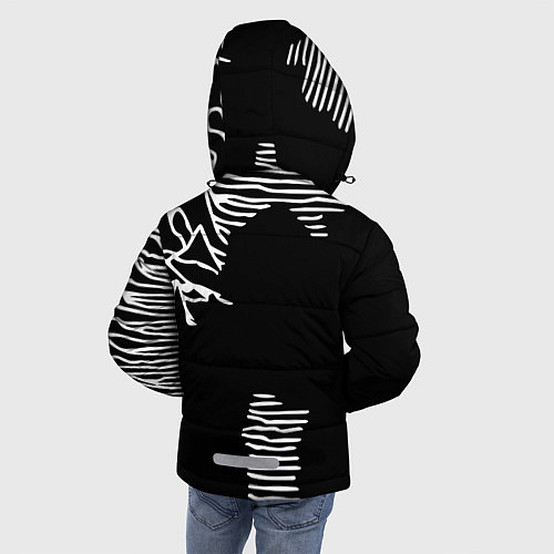 Зимняя куртка для мальчика Joy Division - неровность горы / 3D-Светло-серый – фото 4