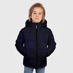 Куртка зимняя для мальчика Молчаливые космические дали, цвет: 3D-черный — фото 2