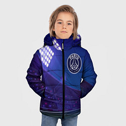 Куртка зимняя для мальчика PSG ночное поле, цвет: 3D-черный — фото 2