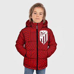 Куртка зимняя для мальчика Atletico Madrid отпечатки, цвет: 3D-черный — фото 2