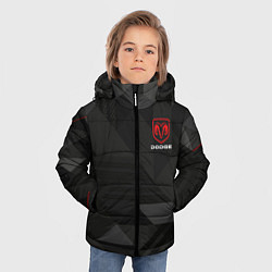 Куртка зимняя для мальчика Dodge - абстракция, цвет: 3D-черный — фото 2