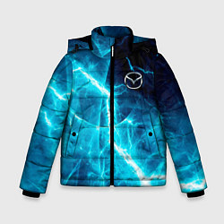 Куртка зимняя для мальчика Mazda - молнии, цвет: 3D-светло-серый