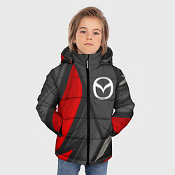 Куртка зимняя для мальчика Mazda sports racing, цвет: 3D-черный — фото 2
