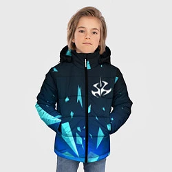 Куртка зимняя для мальчика Hitman взрыв частиц, цвет: 3D-черный — фото 2
