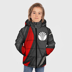 Куртка зимняя для мальчика Daewoo sports racing, цвет: 3D-черный — фото 2