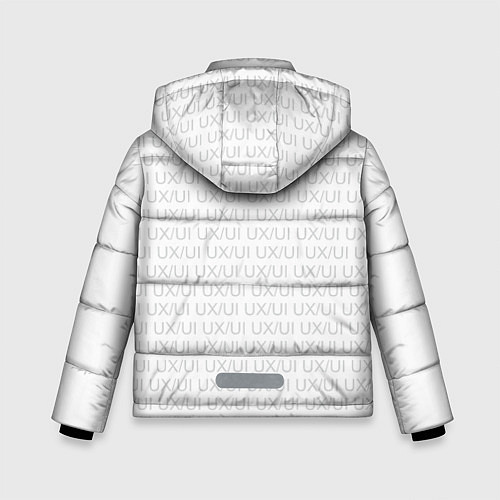 Зимняя куртка для мальчика UXUI white / 3D-Красный – фото 2