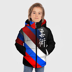Куртка зимняя для мальчика Джиу-джитсу : Россия, цвет: 3D-красный — фото 2