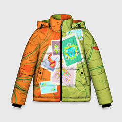 Куртка зимняя для мальчика Марки, цвет: 3D-светло-серый