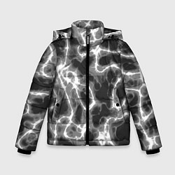 Куртка зимняя для мальчика Дымные корни, цвет: 3D-черный