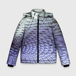 Зимняя куртка для мальчика Ребристая абстрактная поверхность
