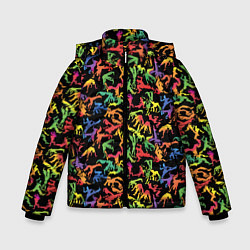 Куртка зимняя для мальчика Capoeira color mens, цвет: 3D-черный