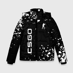 Куртка зимняя для мальчика Csgo стрелялки, цвет: 3D-светло-серый