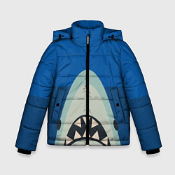 Куртка зимняя для мальчика Монстр Океана, цвет: 3D-черный