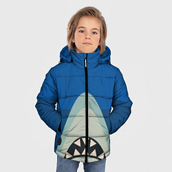 Куртка зимняя для мальчика Монстр Океана, цвет: 3D-черный — фото 2
