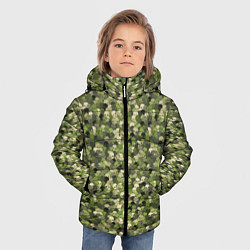 Куртка зимняя для мальчика Милитари череп мини, цвет: 3D-светло-серый — фото 2