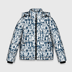 Куртка зимняя для мальчика Баллончик с краской граффити, цвет: 3D-светло-серый