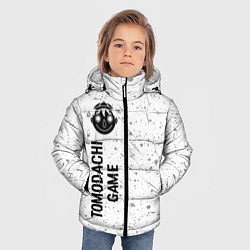 Куртка зимняя для мальчика Tomodachi Game glitch на светлом фоне: по-вертикал, цвет: 3D-черный — фото 2