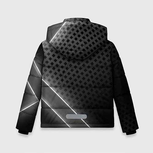 Зимняя куртка для мальчика Dodge Абстракция карбон / 3D-Светло-серый – фото 2