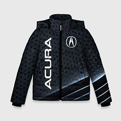Куртка зимняя для мальчика Acura карбон, цвет: 3D-черный