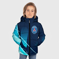 Куртка зимняя для мальчика Фк псж абстракция, цвет: 3D-черный — фото 2