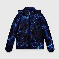 Куртка зимняя для мальчика Микро иней, цвет: 3D-черный