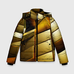 Куртка зимняя для мальчика Золото, цвет: 3D-светло-серый