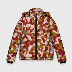 Куртка зимняя для мальчика Камуфляж German Desert, цвет: 3D-светло-серый