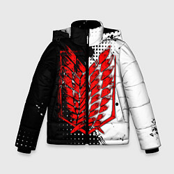 Зимняя куртка для мальчика АТ - Разведкорпус - Красный