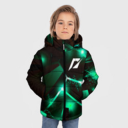 Куртка зимняя для мальчика Need for Speed разлом плит, цвет: 3D-черный — фото 2