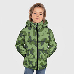 Куртка зимняя для мальчика Камуфляж ВСР-93 Флора - Арбуз, цвет: 3D-светло-серый — фото 2