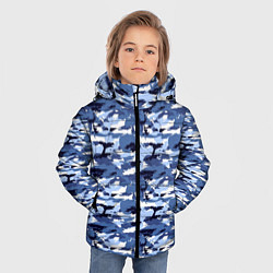 Куртка зимняя для мальчика Камуфляж Navi Camo, цвет: 3D-светло-серый — фото 2