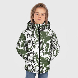 Куртка зимняя для мальчика Камуфляж M-84 Snow, цвет: 3D-черный — фото 2