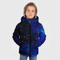 Куртка зимняя для мальчика Чистое звездное небо, цвет: 3D-черный — фото 2