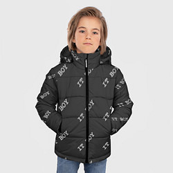 Куртка зимняя для мальчика Программисты - IT BOY, цвет: 3D-светло-серый — фото 2