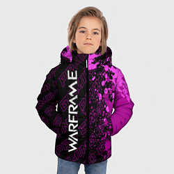 Куртка зимняя для мальчика Warframe pro gaming: по-вертикали, цвет: 3D-черный — фото 2