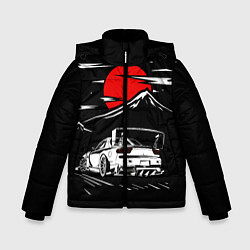 Куртка зимняя для мальчика Мазда RX - 7 JDM Style, цвет: 3D-красный